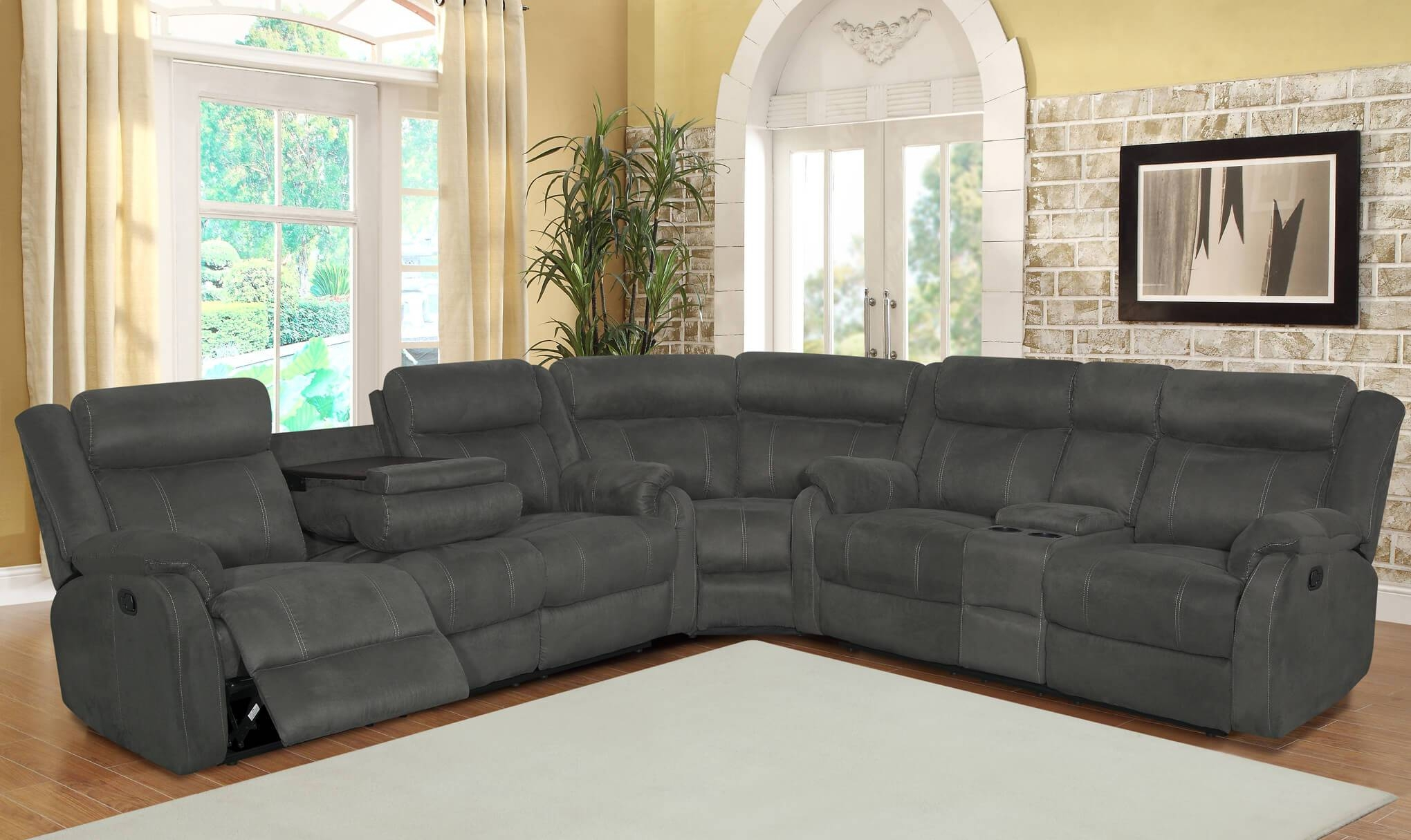 15 Best Charcoal Gray Sectional Sofas throughout Maximizing Space with a Reversible Chaise Loveseat Innovative Design Solutions