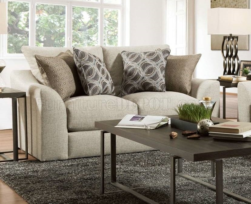 2 Piece Oversized Sofa & Loveseat Set In Espresso Micro Suede with regard to Monterey Beach Beige Fabric 95" 3 Piece Sofa Loveseat & Oversized Arm Chair Set