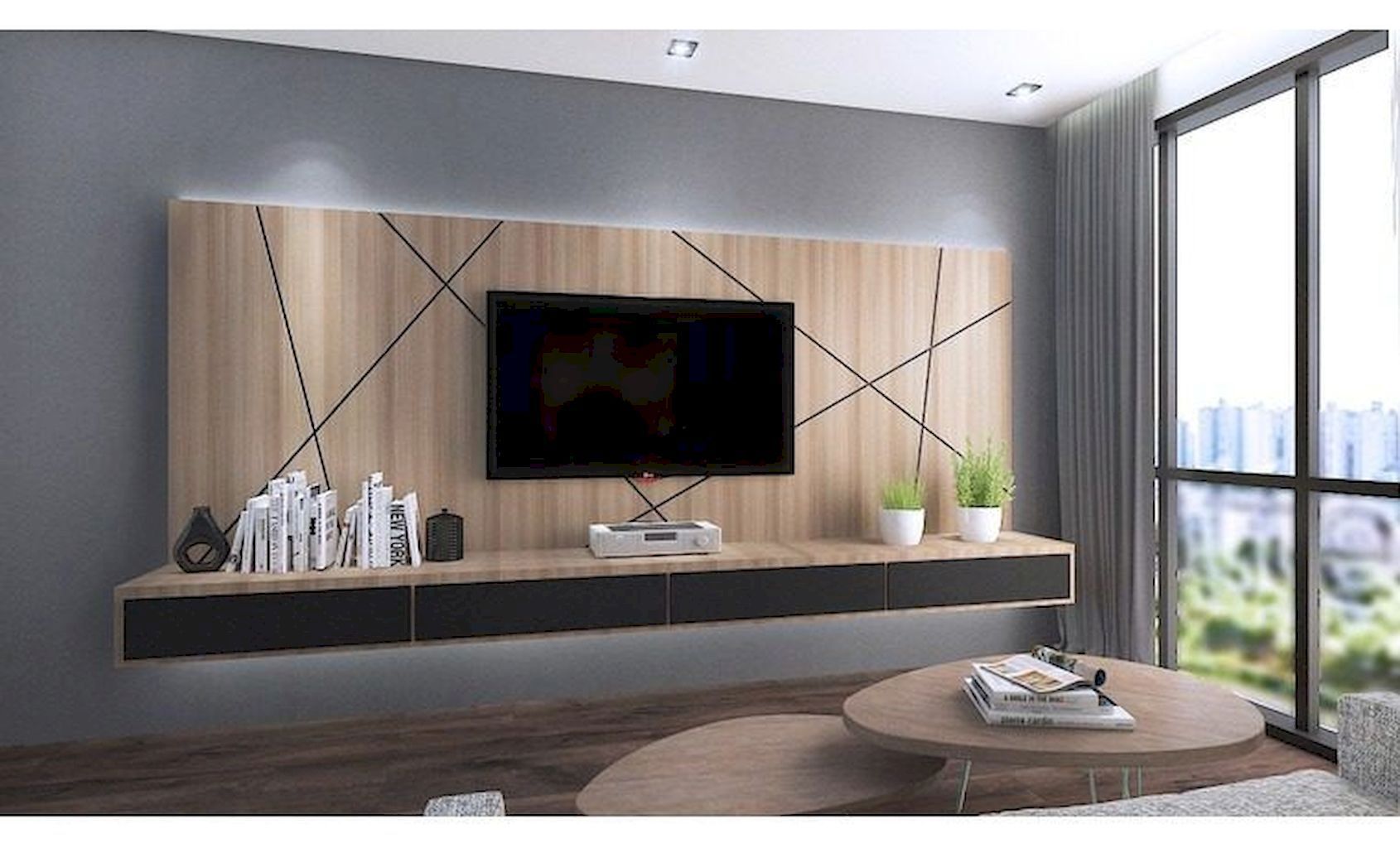 Adorable 121+ Simple Cool Creative Wall Decorating Ideas That Are Easy ... for Creating a Cozy and Functional Living Room with a TV Tips and Tricks
