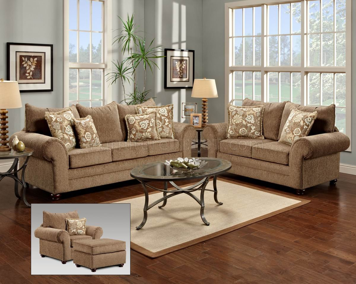 Beige Fabric Traditional Sofa & Loveseat Set W/Options in Sofa Fabrics Unveiled Understanding Materials and Their Impact