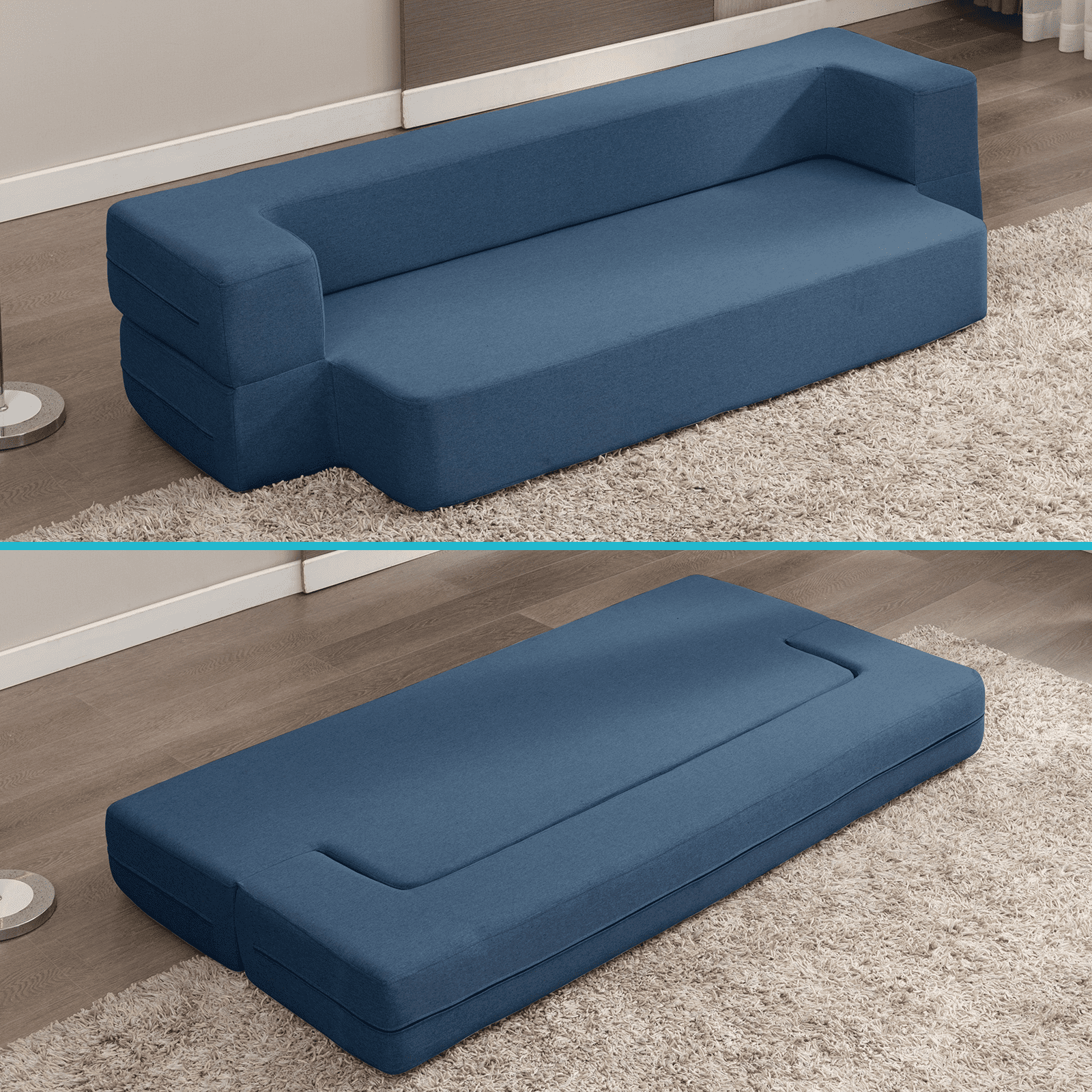 Fold Out Sofa Bed Foam | Cabinets Matttroy for Amora Ivory White Fabric 4 Piece Queen Memory Foam Sleeper Sofa Bed Loveseat Arm Chair & Ottoman Set