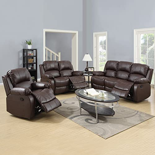 I Tested The Ultimate Luxury: My First Experience With A Leather 3 ... pertaining to Ian Saddle Brown Leather 3 Piece Living Room Set