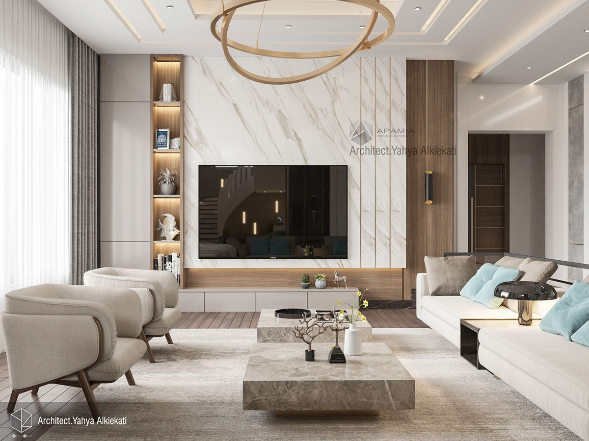 Living Area On Behance Modern Tv Room, Living Room Design Modern, Home ... throughout Creating a Cozy and Functional Living Room with a TV Tips and Tricks