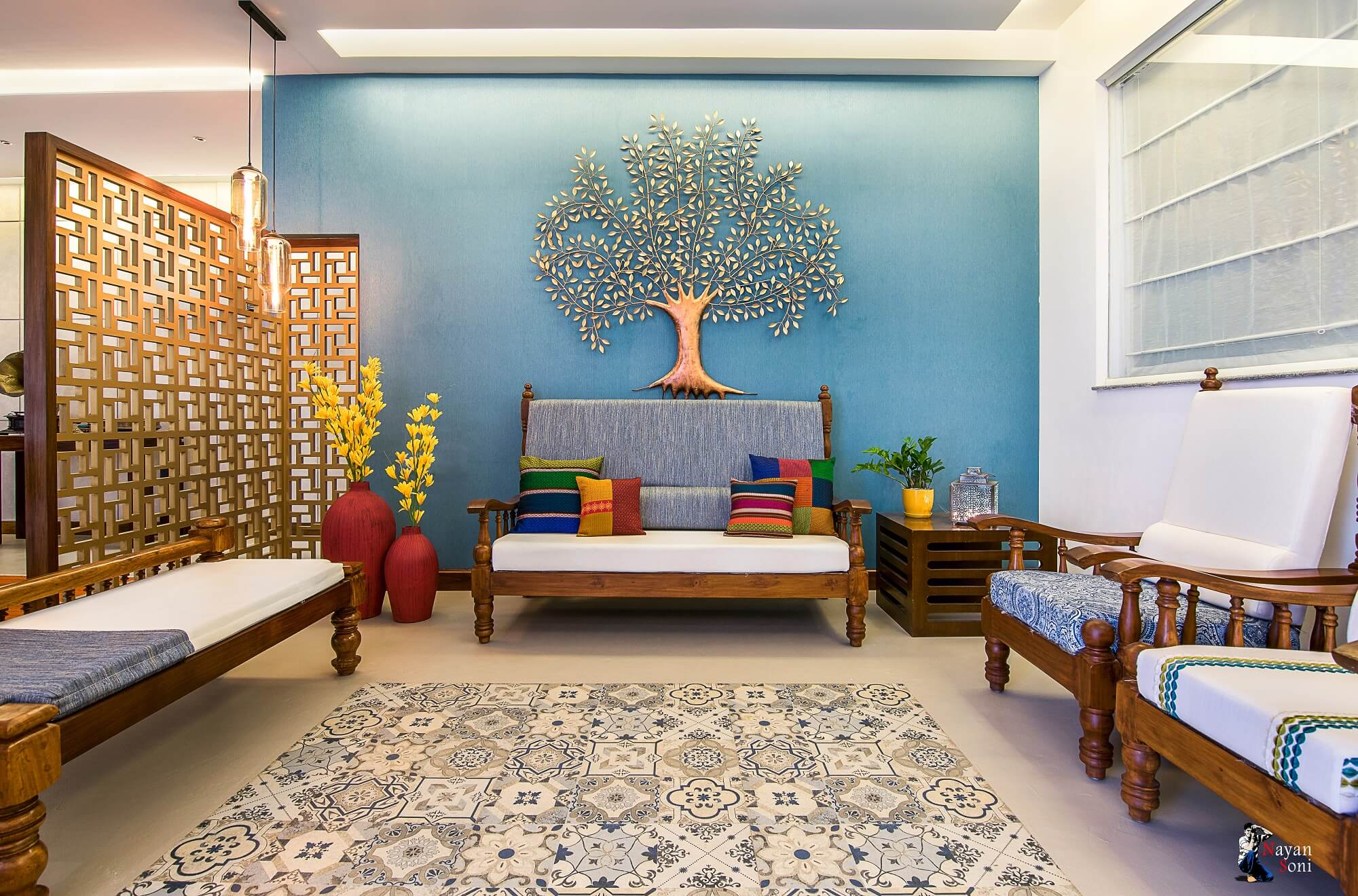 Living Room Designs Indian Style For Middle Class Family in Creating a Warm and Inviting Indian Style Living Room on a Budget