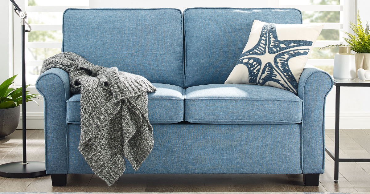 Mainstays Sleeper Sofa With Memory Foam Mattress | Baci Living Room with regard to Athos Vintage Grey Fabric Sofa/Loveseat/Twin Memory Foam Arm Chair Sleeper Set