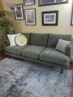 Marques Heritage Green Fabric 84" Sofa | Living Spaces intended for Creating a Harmonious Home Styling Your Space with Marques Heritage Green Fabric