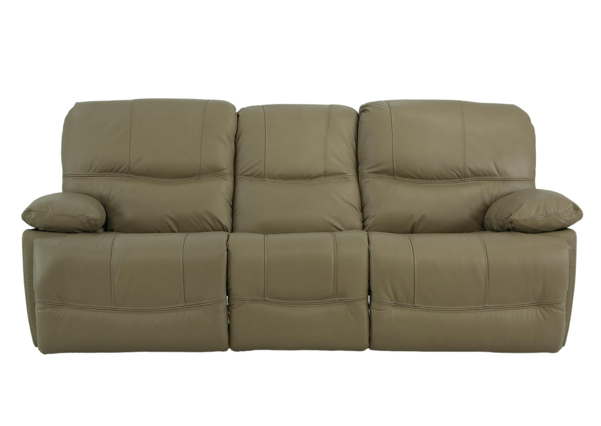 Odessa Taupe Leather 1P Power Zero Gravity Reclining Sofa Ivan Smith ... pertaining to Creating Your Dream Living Room Experience with the Perfect Set