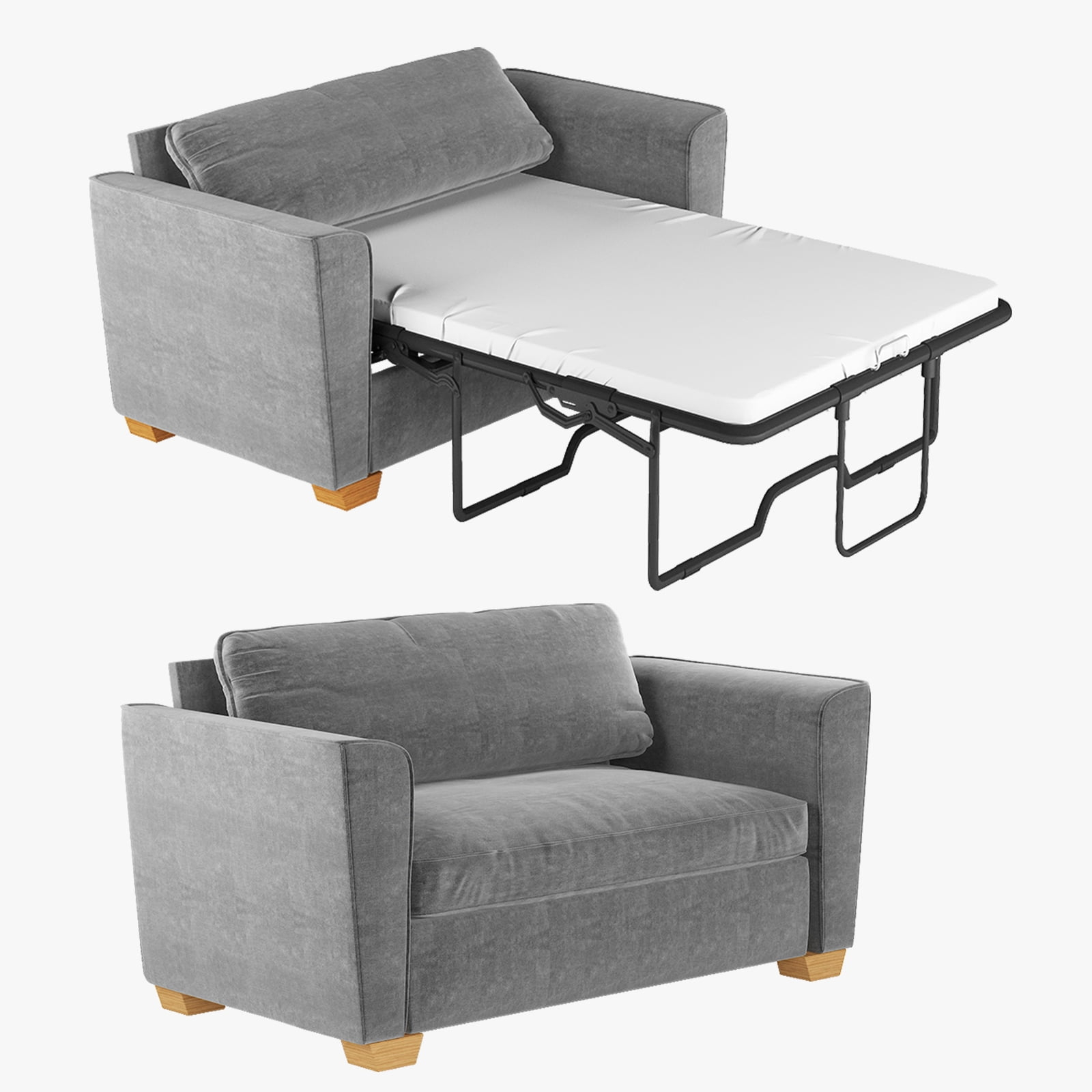 Twin Chair Sleeper Sofa | Cabinets Matttroy inside Decoding the Aesthetics of the Athos Vintage Grey Sofa