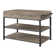 17 Stories Kitchen Island, Rustic Oak & Black Finish | Wayfair pertaining to Crafting Your Dream Kitchen Understanding the Benefits of the ACME Lona Kitchen Island