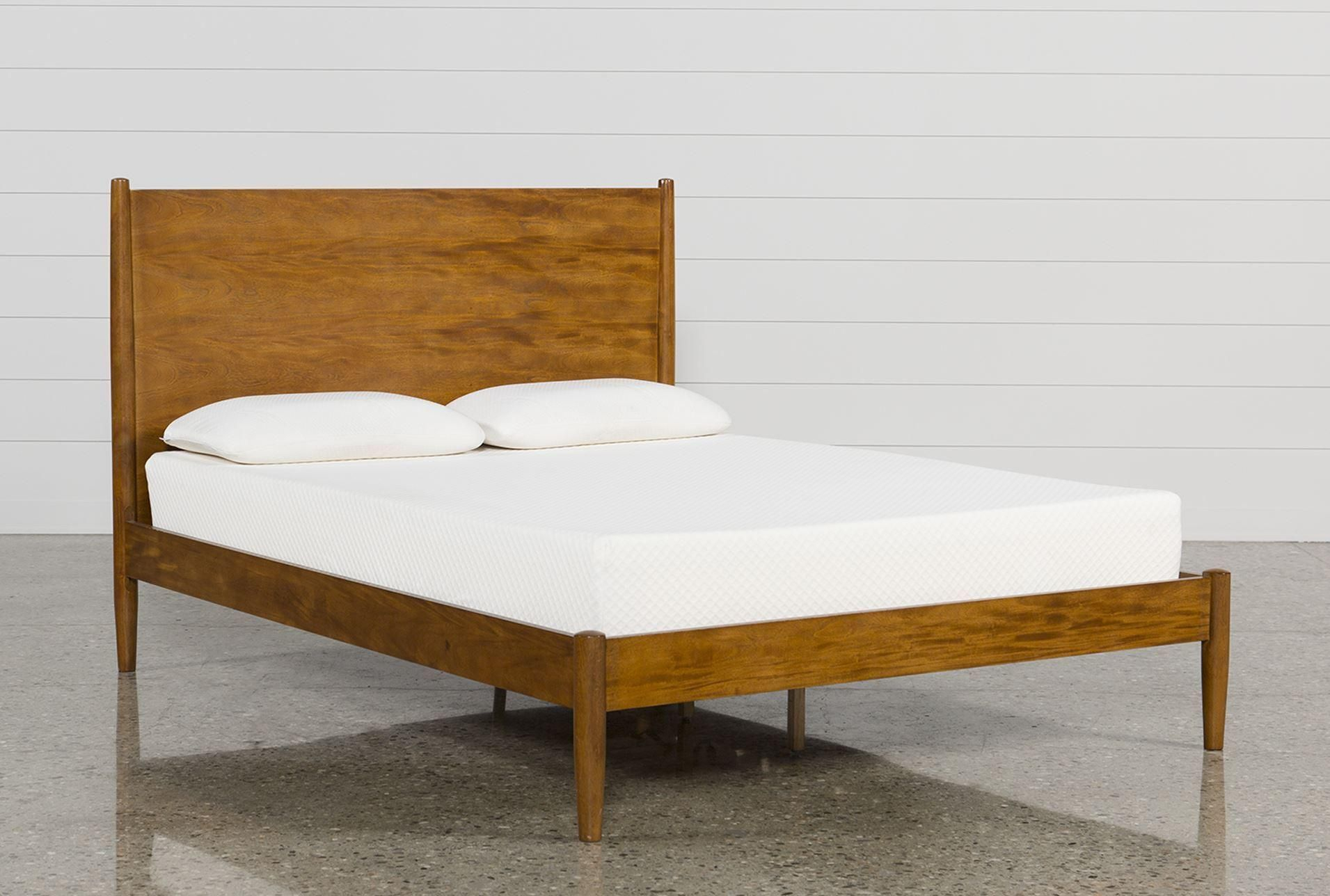 Alton Cherry Queen Platform Bed | Queen Platform Bed, King Platform Bed ... inside Sustainable Style: Examining the Materials and Craftsmanship of the Alton Cherry II Set