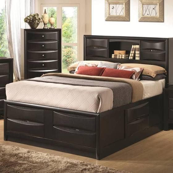 Ashley Furniture Beds | Bed Frame With Drawers, King Storage Bed, King ... within Baylie White King 3 Piece Bedroom Set With 2 1 Drawer Nightstands