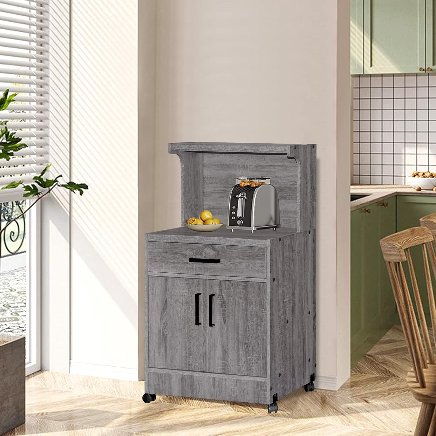 Better Home Products Shelby Kitchen - Carrito De Madera Para Microondas ... throughout Shelby Kitchen Cart Assembly A Step-by-Step Guide