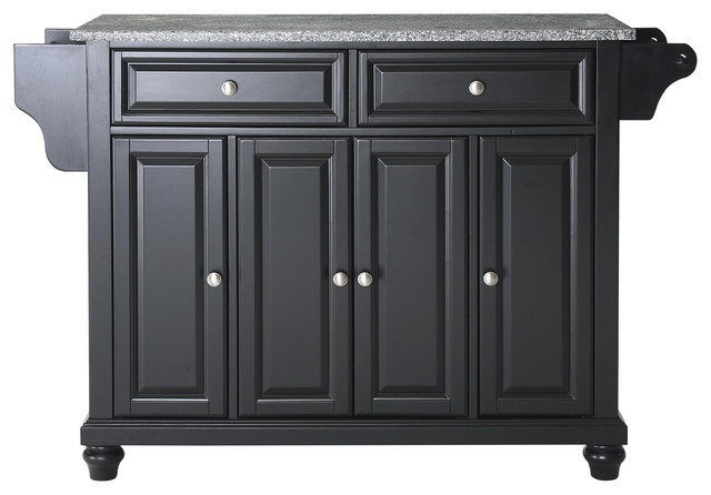Cambridge Solid Granite Top Kitchen Island - Traditional - Kitchen ... for Durability and Elegance The Advantages of a Cambridge Solid Granite Top