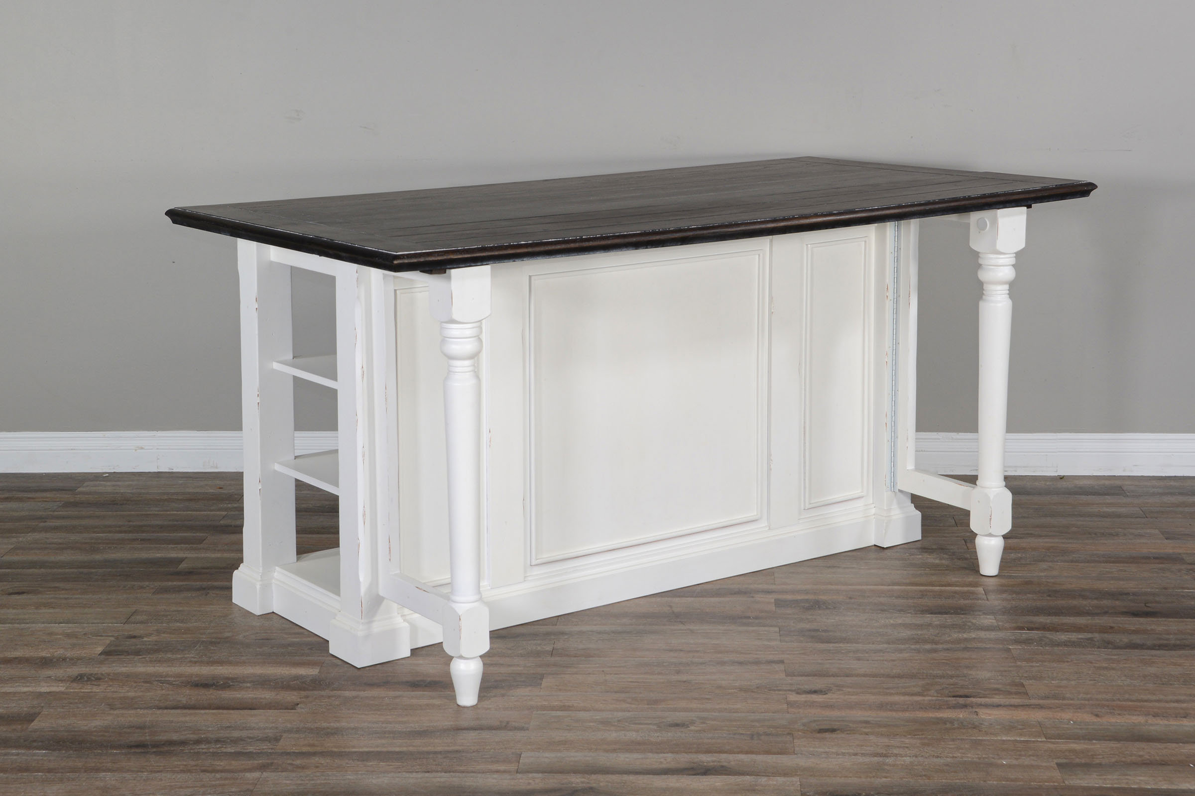 Carriage House Kitchen Island With 13" Drop Leaf - French Country ... for Creating Culinary Comfort How a Drop Leaf Island Enhances Kitchen Life