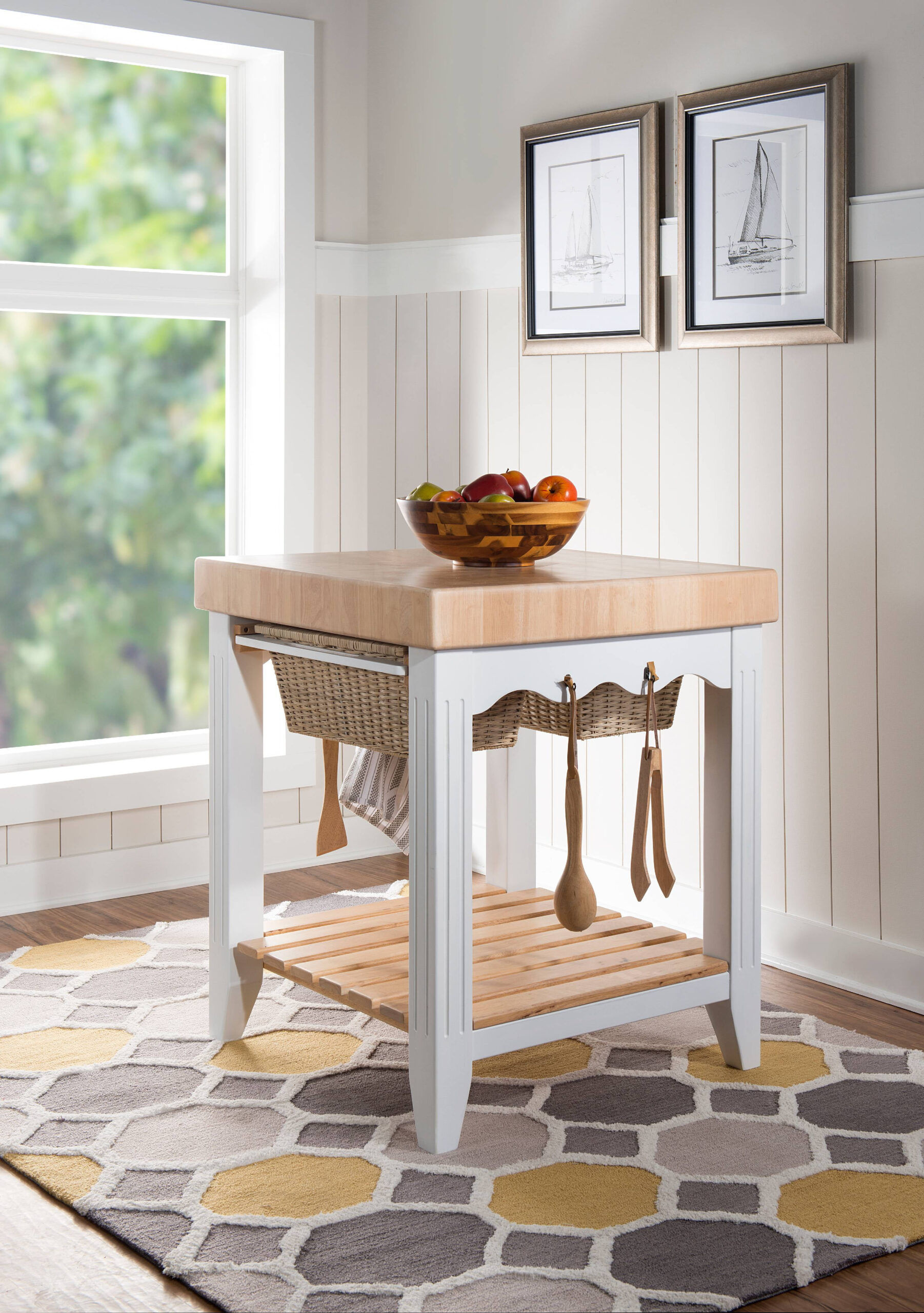 Color Story Black Butcher Block Kitchen Island - Things In The Kitchen regarding Choosing the Right Finish: Protecting Your Black Butcher Block Investment