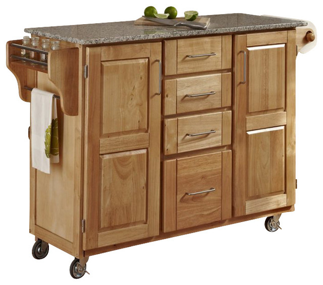 Create-A-Cart White Finish With Cherry Top - Kitchen Islands And ... within Mahogany's Enduring Appeal in Kitchen Design A Comprehensive Guide