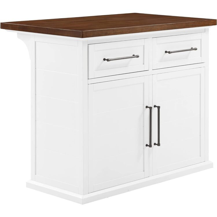 Crosley Bartlett Wood Top Kitchen Island intended for Elevating Kitchen Aesthetics — Exploring the Versatility of Square Stools