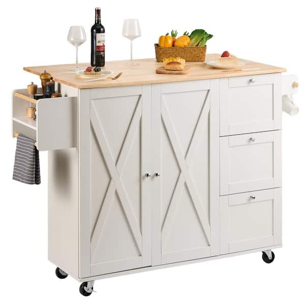 Kitchen Carts - The Home Depot within Designing with a White Frame Kitchen Island Cart Understanding the Essentials