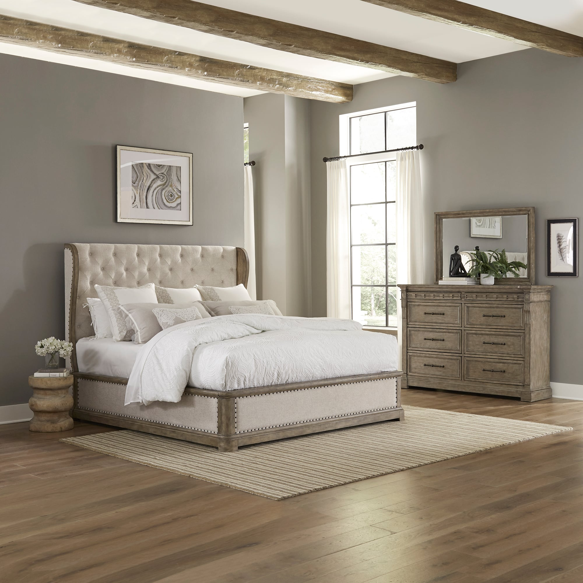 Liberty Furniture Town & Country 711-Br-Qshdm Transitional Queen Three ... in Choosing the Right Bedroom Set for Your Needs