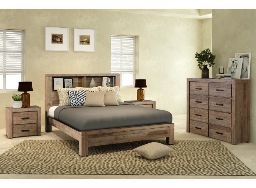 Queen Cassie 4 Piece Bedroom Suite with Cassie Queen Wood 4 Piece Bedroom Set