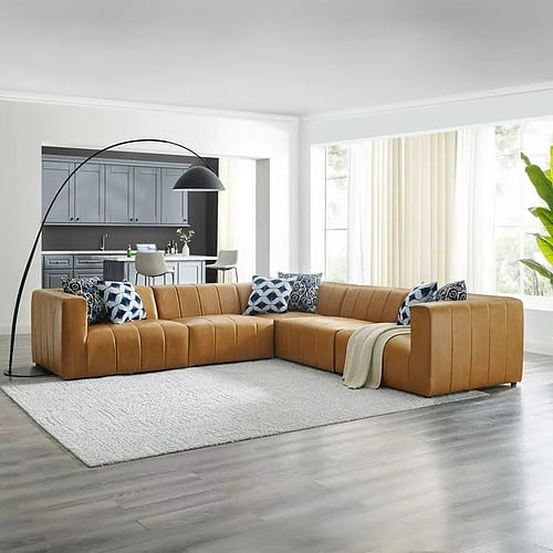 15 Vegan Leather Sofas, Ranked By How Eco-Friendly They Are intended for