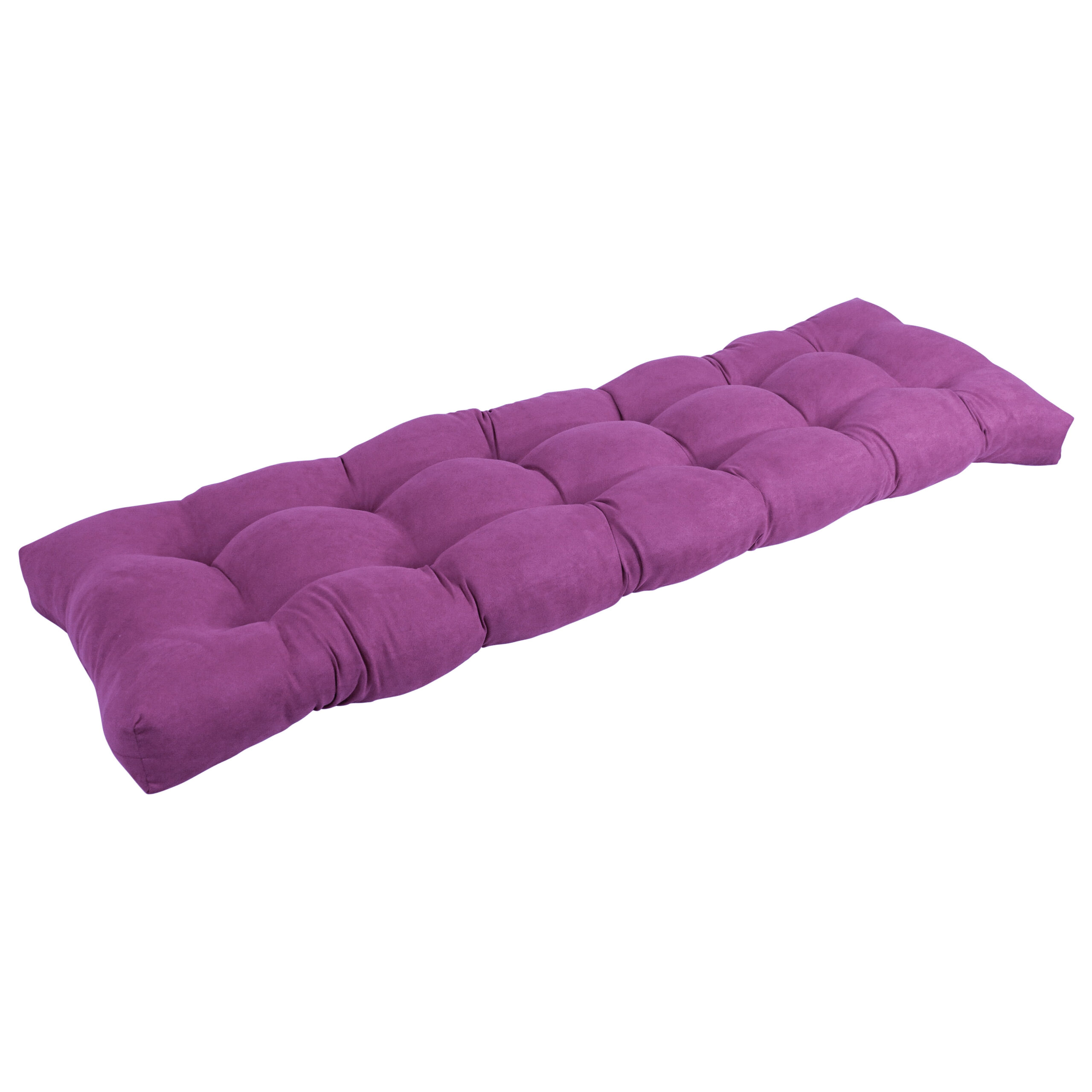 55-Inch By 19-Inch Tufted Solid Microsuede Bench Cushion Purple-Color ... within 55-Inch By 19-Inch Tufted Solid Microsuede Bench Cushion