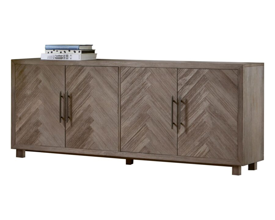 80” Four Door Tv Stand – Martin Furniture inside
