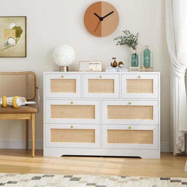 Beachcrest Home Joellen 43.3" W 7 Drawer Dresser &Amp; Reviews - Wayfair Canada in