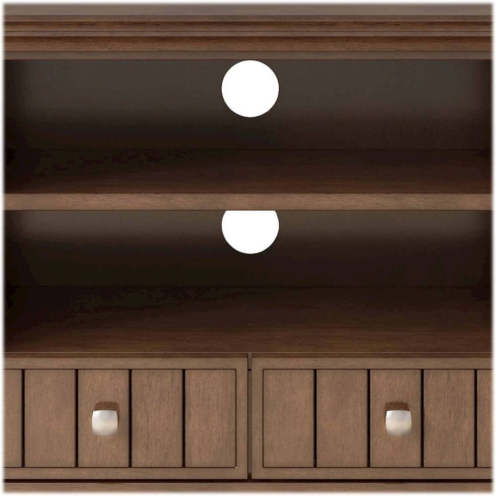 Best Buy: Simpli Home Acadian Solid Wood 60 Inch Wide Transitional Tv ... within Unveiling the Charm of Acadian Solid Wood Media Stands A Deep Dive