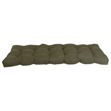 Blazing Needles 55-Inch By 19-Inch Tufted Solid Microsuede Bench Cushion within Microsuede Bench Cushions Exploring the Benefits and Drawbacks