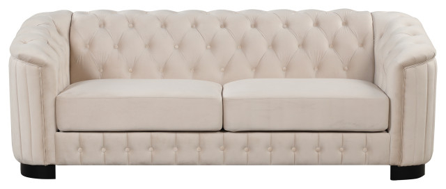 Gewnee 82" Mid Century Modern Sofa - Transitional - Sofas - By Gewnee ... intended for