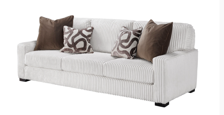 Hunter Sofadefault Title | Toss Pillow Covers, Toss Pillows, Universal ... within 37" Oak Velvet Floral Sofa And Toss Pillows With Espresso Legs