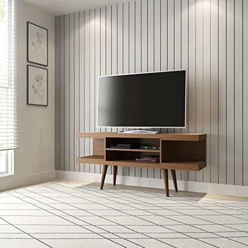 Manhattan Comfort Utopia Collection Mid Century Modern Tv Stand Shelves ... throughout From Assembly to Aesthetic Mastering the Manhattan Comfort DUMBO TV Stand