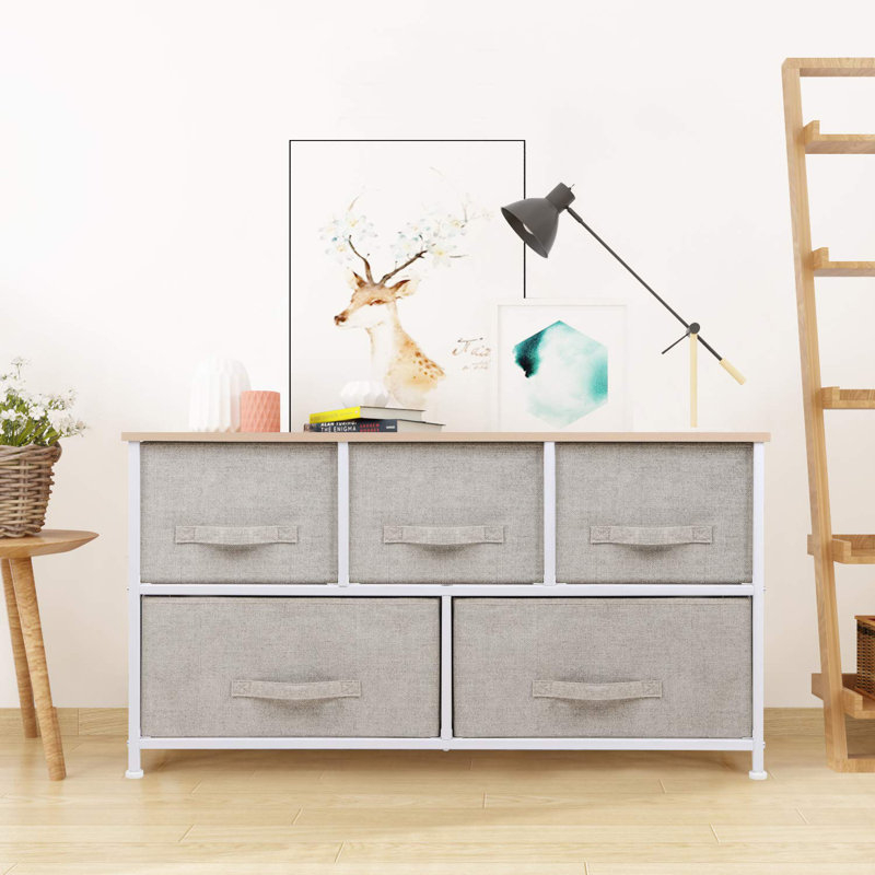 Rebrilliant Fluellen 5 - Drawer Chest Of Drawers &Amp; Reviews | Wayfair.co.uk regarding