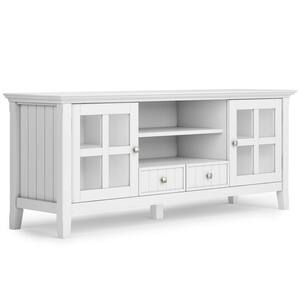 Simpli Home Acadian Solid Wood 60 In. Wide Transitional Tv Media Stand ... throughout Acadian Solid Wood 60" Tv Media Stand, Rustic Natural Aged Brown