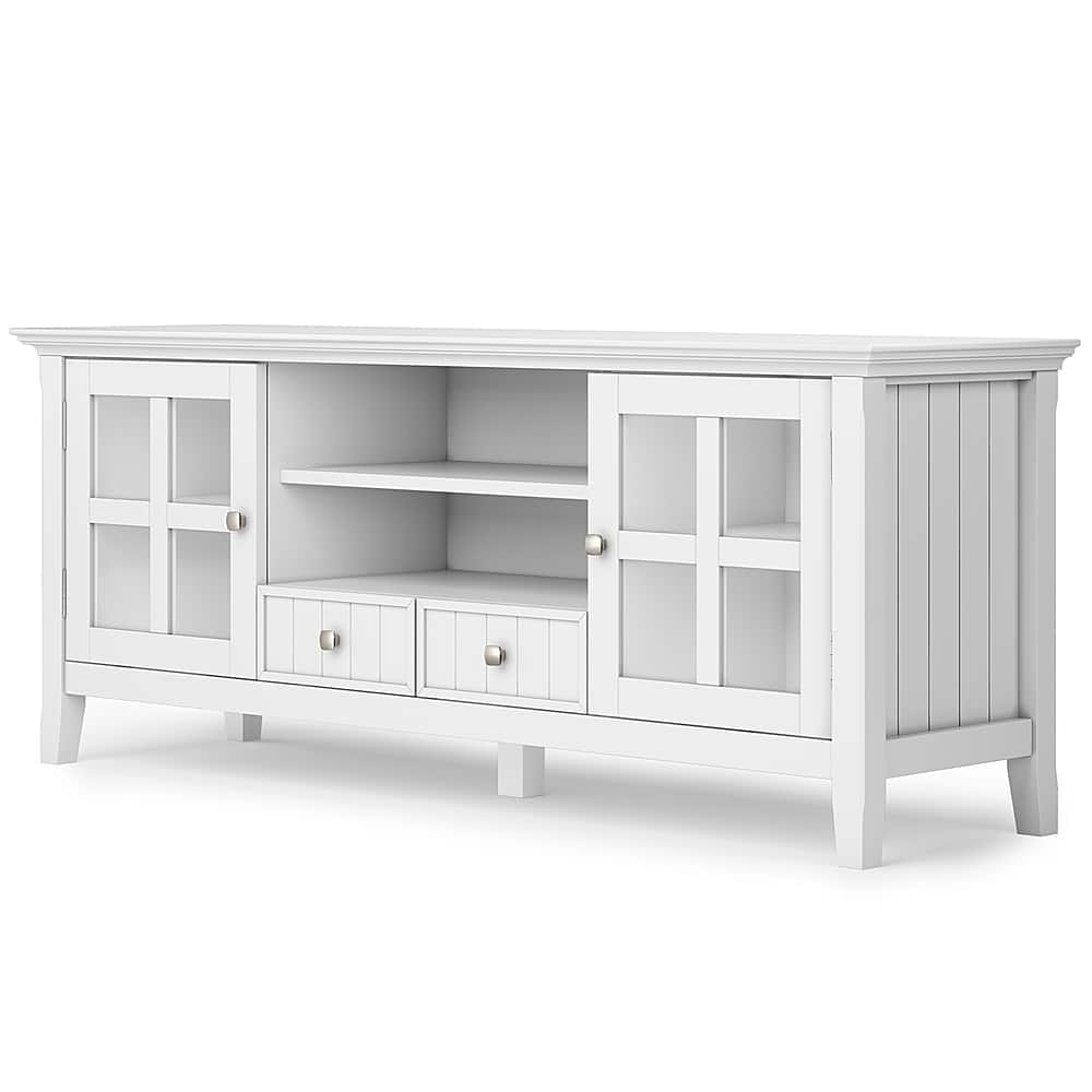 Simpli Home Acadian Solid Wood 60 Inch Wide Rustic Tv Media Stand For ... in Beyond the Screen: How the Right TV Media Stand Enhances Your Viewing Experience