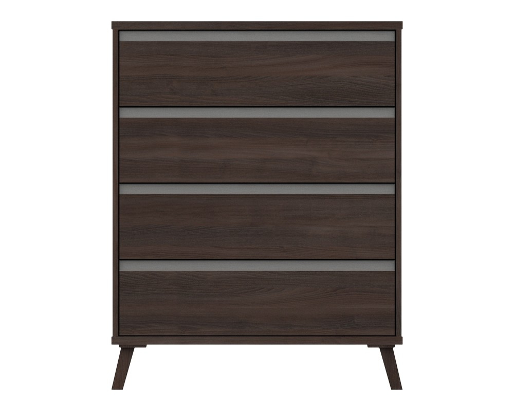 Thames Truffle Oak 4 Drawer Chest in 4 Drawer Chest Truffle