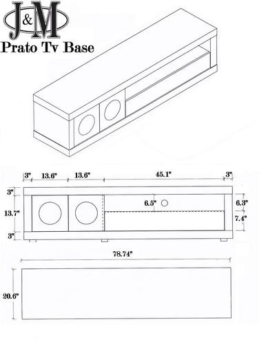 Tidewater 62" Console Entertainment Wall At Futonland intended for