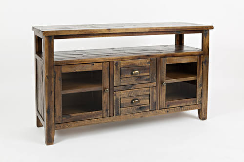 Tidewater 62" Console Entertainment Wall At Futonland throughout Beyond the Surface: Exploring the Craftsmanship of the Tidewater 62" Entertainment Wall
