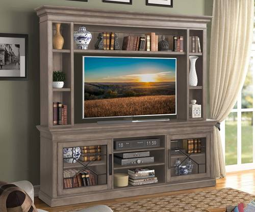 Tidewater 62" Console Entertainment Wall At Futonland throughout