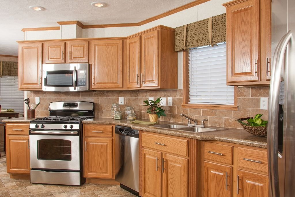 Tl806A - Timberland Ranch | Trendy Kitchen Backsplash, Kitchen Remodel ... in Design Inspiration Blending Quincy Brown Oak and Stainless Steel
