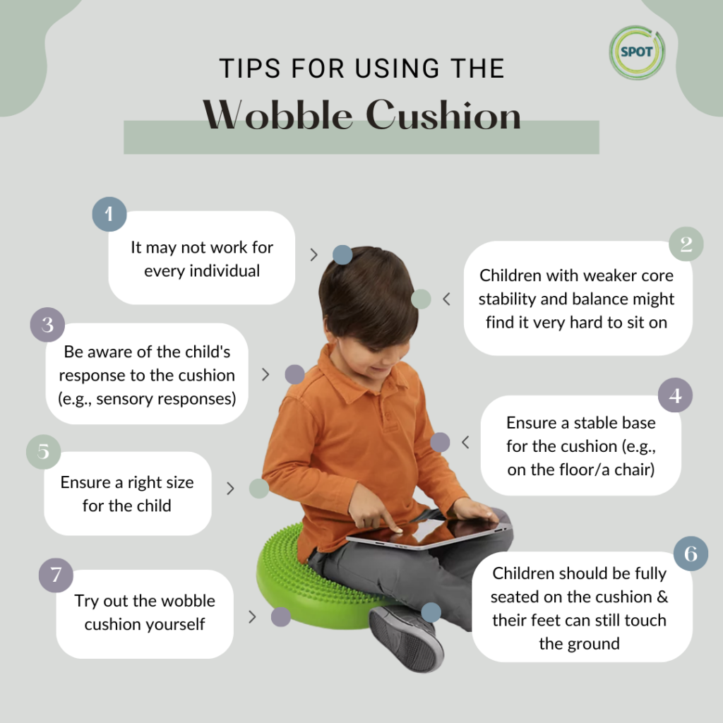 Wobble Cushion - Flexible Seating Option & Wonder Tool For Balance And ... intended for The Anatomy of a Perfect Sit Understanding Cushion Construction