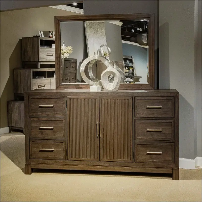 313-Br31 Liberty Furniture Modern Edge 2 Door 6 Drawer Dresser with regard to The Craftsmanship Behind the 439-BR31 6-Drawer Dresser