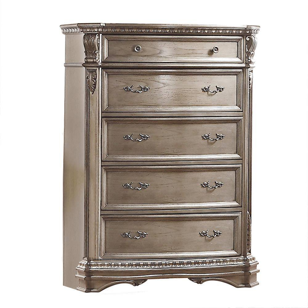 Understanding the Character of a 5-Drawer Antique Silver Chest