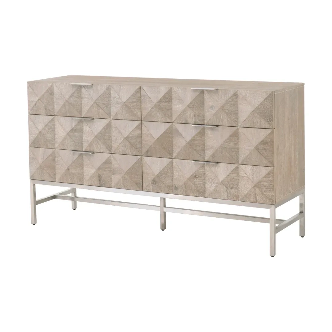 Atlas 6-Drawer Double Dresser - Kind &Amp; Woodi inside Maximizing Utility Expert Tips for Your Atlas Double Dresser