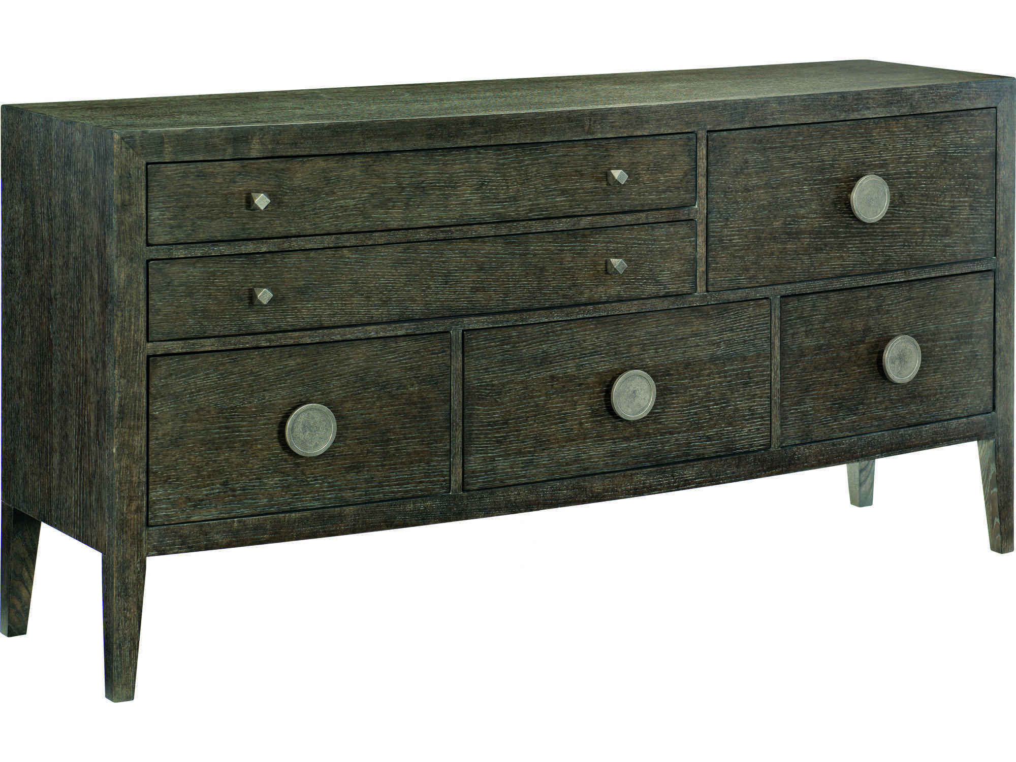 Bernhardt Linea 68" Wide 6-Drawers Brown Oak Wood Dresser | Bh384130B with Bernhardt Linea Dresser