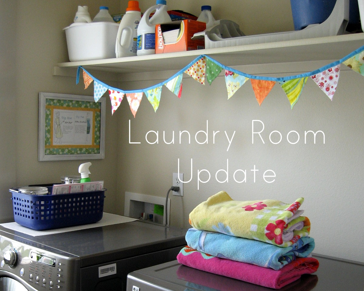 Pickup Some Creativity: Easy Laundry Room Update throughout