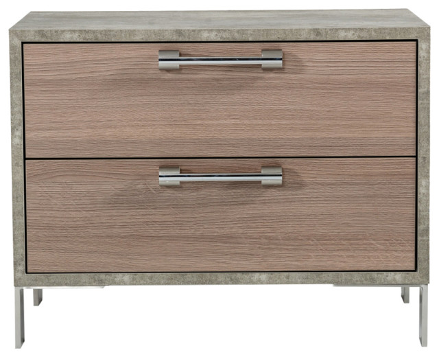 Exploring the Craftsmanship of the Quincy Brown Oak and Brushed Stainless Steel Chest