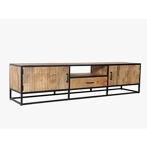 Tv Cabinet Natural 210 Cm - Feature: Durable At Best Price In Jodhpur ... throughout Beyond the Screen Maximizing Your vidaXL Natural Wood and Black Frame TV Cabinet
