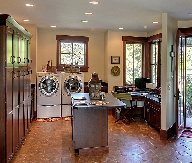 25 Space-Saving Multipurpose Laundry Rooms! pertaining to Designing a Multipurpose Laundry Room That Works Smarter Not Harder